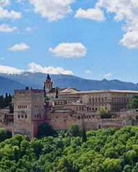 vista de la alhambra desde el mirador de lan nicolas