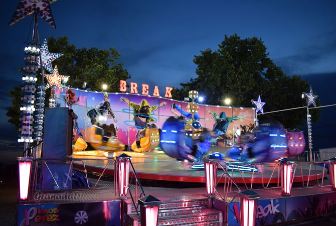 columpios break en la feria de granada