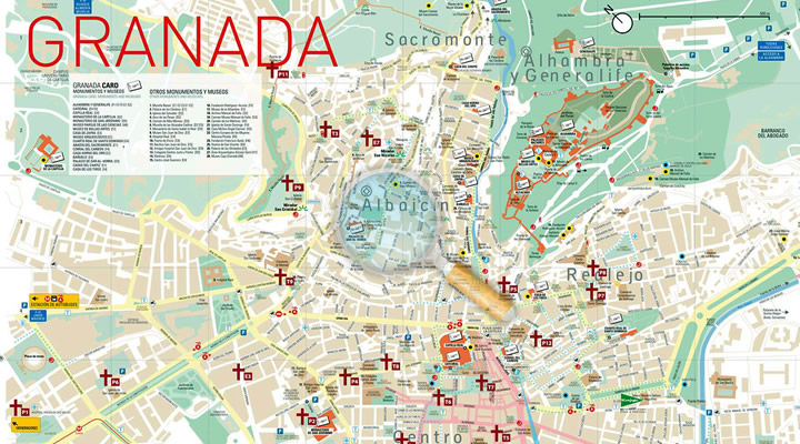 plano de ubicacion de cruces en granada