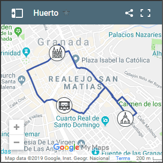 mapa de huerto