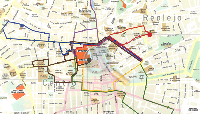 itinerarios de las procesiones domingo de ramos en granada