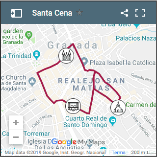 mapa de santa sena