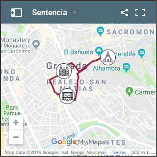 mapa de sentencia