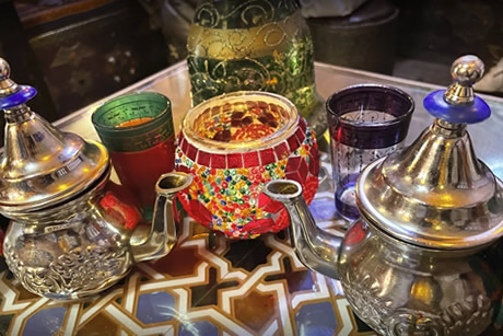 una cachimba en una teteria de granada