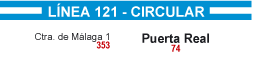 granada autobuses linea 121