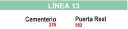 granada autobuses linea 13