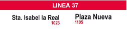 linea 37 santa isabel la real