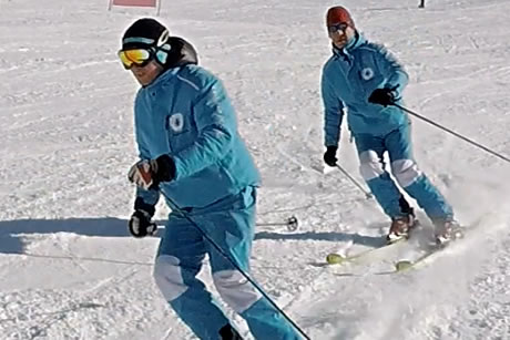 profesores de la escuela formacion ski en seirra nevada