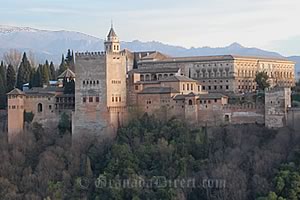 vista de la alhambra desde mirador de san nicolas