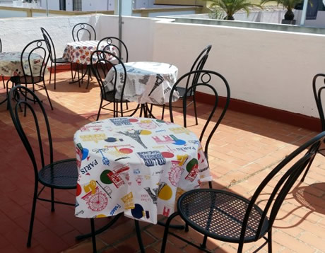 terraza para desayunar