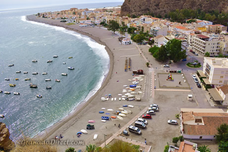 vista de playa calahonda