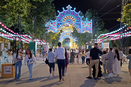 alumbrao luces de la feria