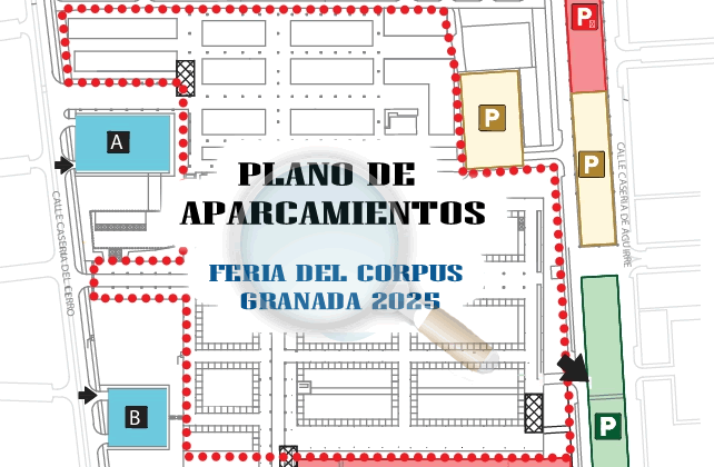 aparcamiento y de la feria de granada