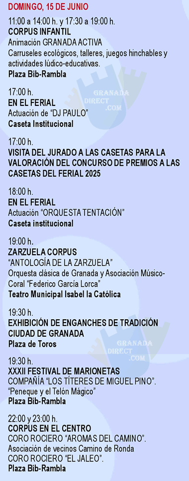 programacion corpus christi del domingo 2025