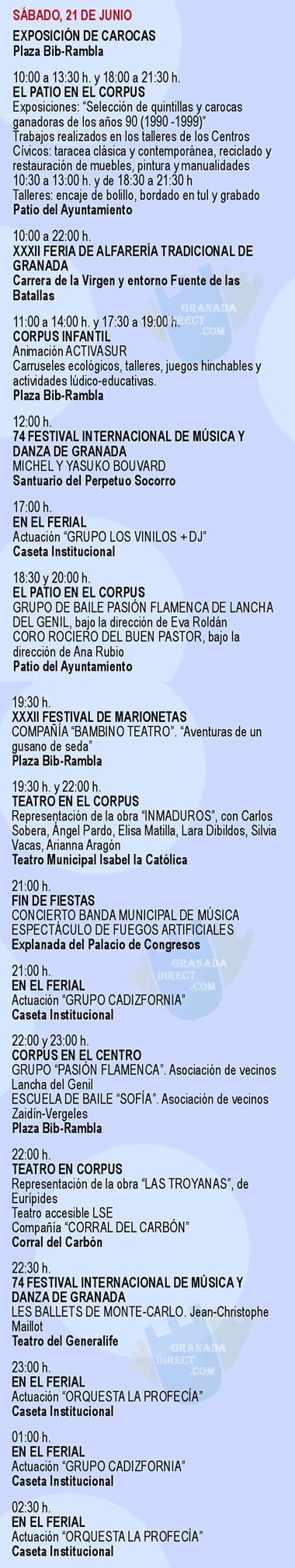 festivales, patio, talleres y otras actividades ulimo sabado del 2025