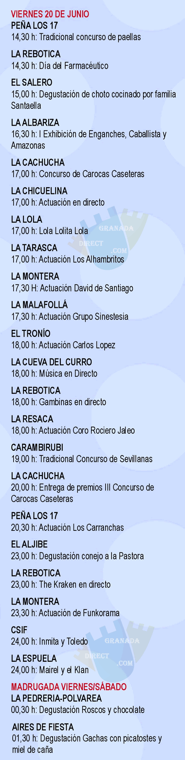 actividades de feria el viernes 2025