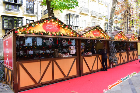 mercado en acera del darro