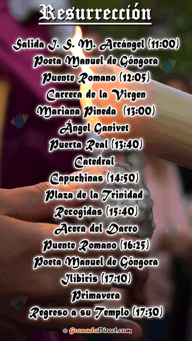 horario de resurrección