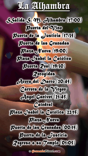 sabado santo alhambra