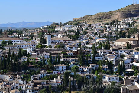 vista del albaicin desde alhambra