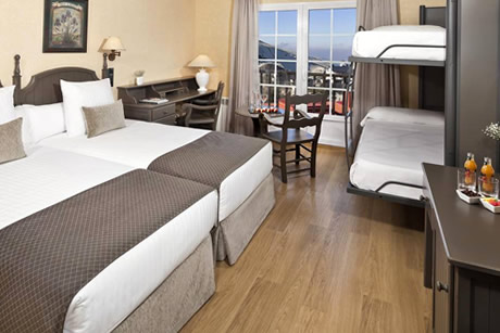 una habitacion del hotel melia en sierra nevada
