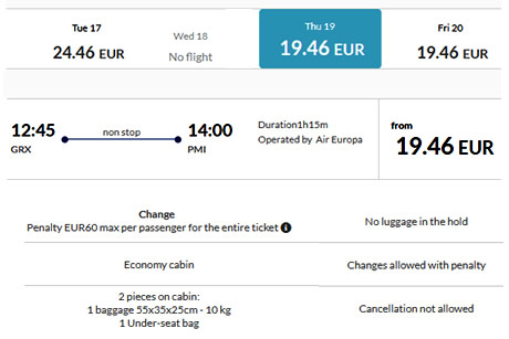 air europa ticket