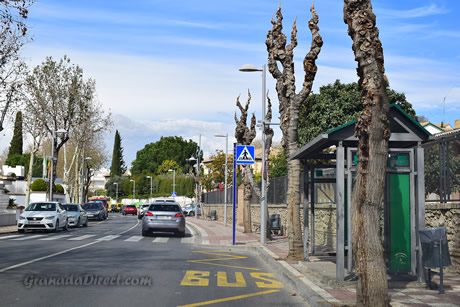autobuses mentropolitanos de granada con destino a la zubia