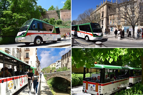 tren turisctico en le barrio del realejo