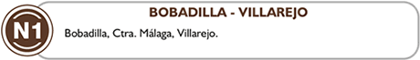linea n1, bobadilla, villarejo